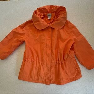 Chico’s Women’s Size 1 Lightweight Tangerine Orange Jacket! Adorable!